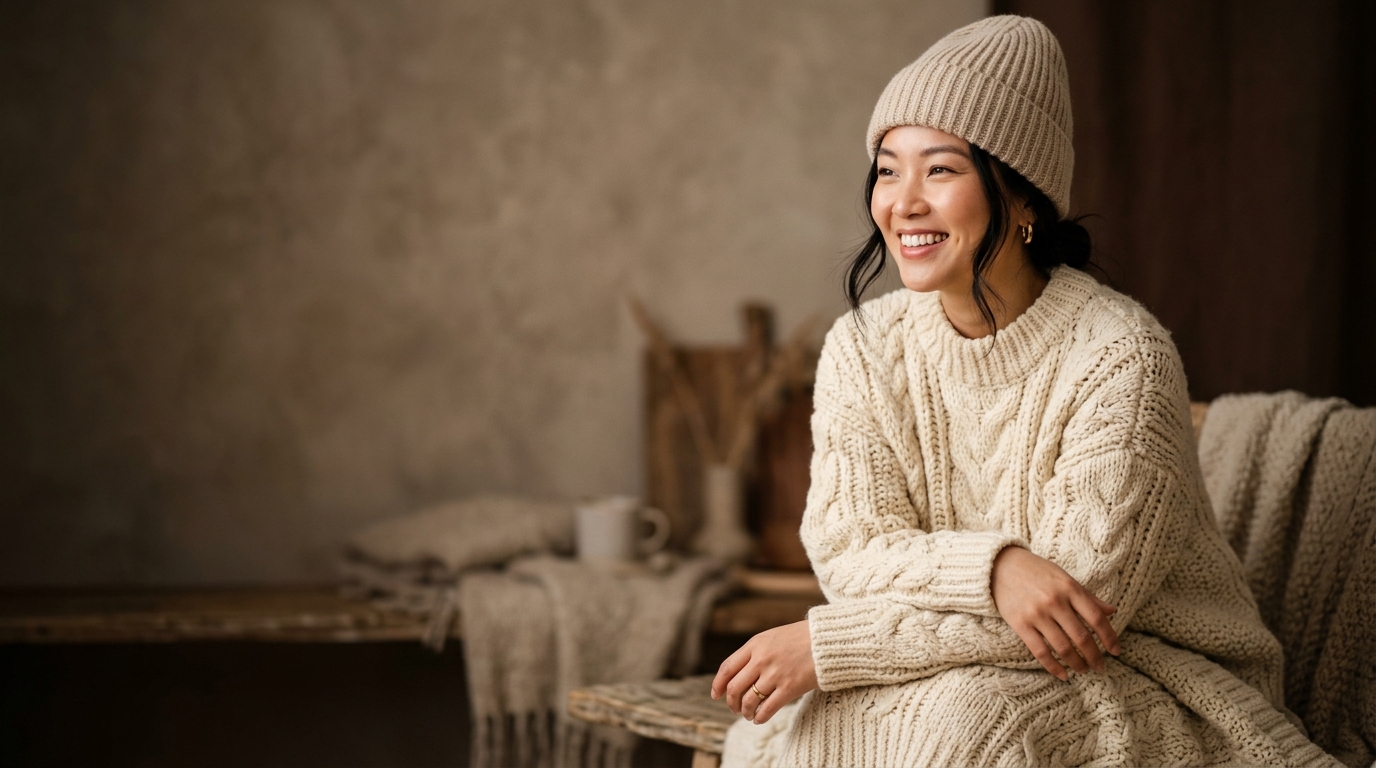 Warm Winter Knits Lifestyle