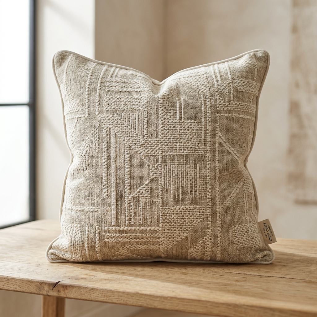Woven Textured Cushion Cover